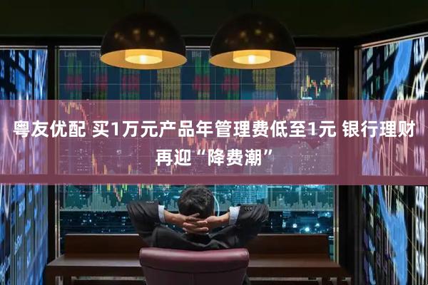 粤友优配 买1万元产品年管理费低至1元 银行理财再迎“降费潮”
