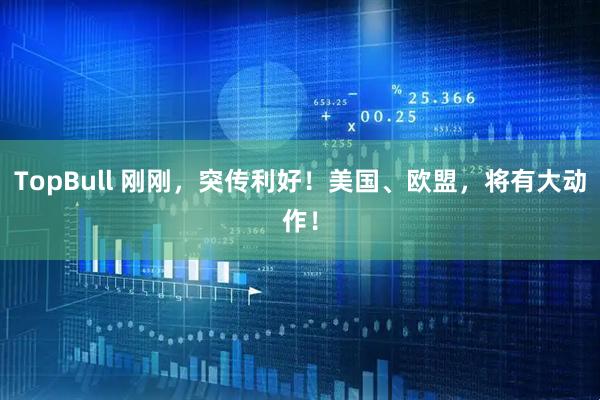 TopBull 刚刚，突传利好！美国、欧盟，将有大动作！