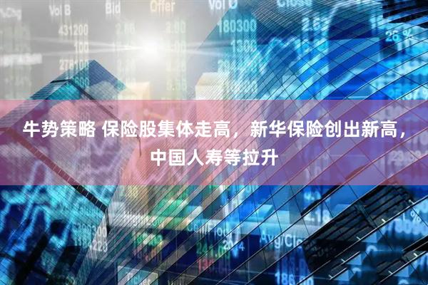牛势策略 保险股集体走高，新华保险创出新高，中国人寿等拉升