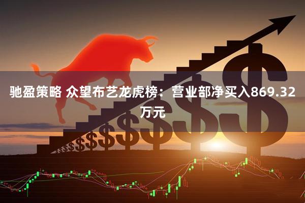驰盈策略 众望布艺龙虎榜：营业部净买入869.32万元