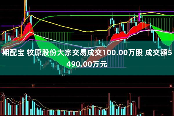 期配宝 牧原股份大宗交易成交100.00万股 成交额5490.00万元